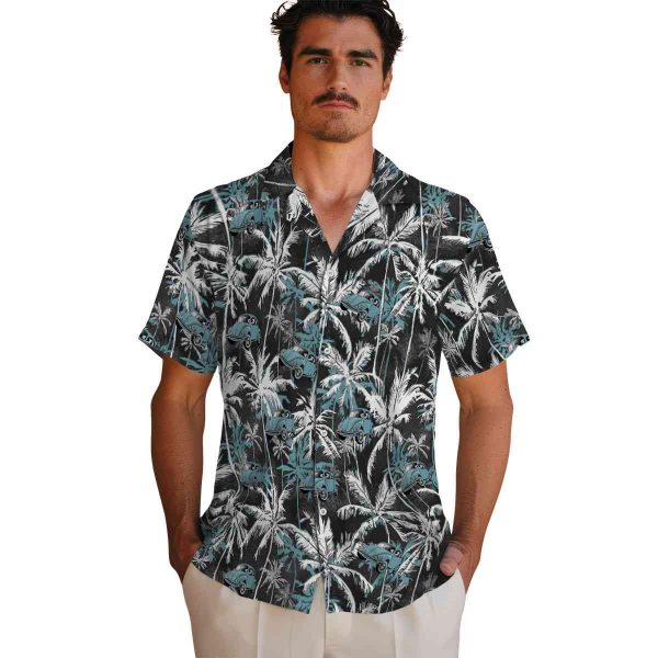 Car Palm Pattern Hawaiian Shirt High quality