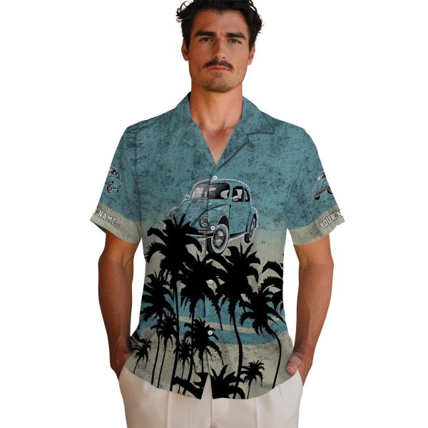 Car Sunset Pattern Hawaiian Shirt High quality