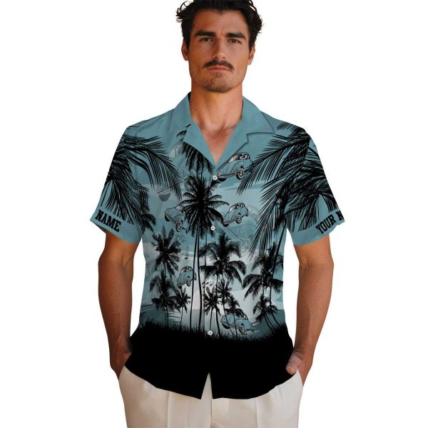 Car Sunset Scene Hawaiian Shirt High quality