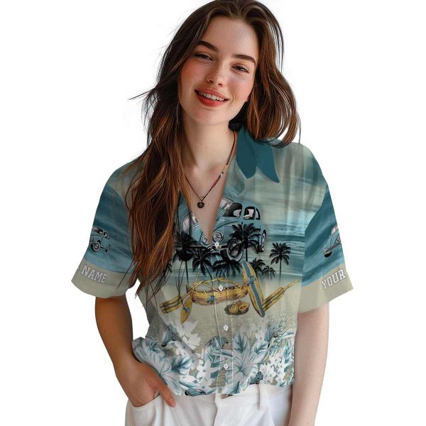 Car Tropical Canoe Hawaiian Shirt Trendy