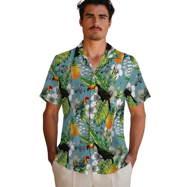 Car Tropical Toucan Hawaiian Shirt High quality