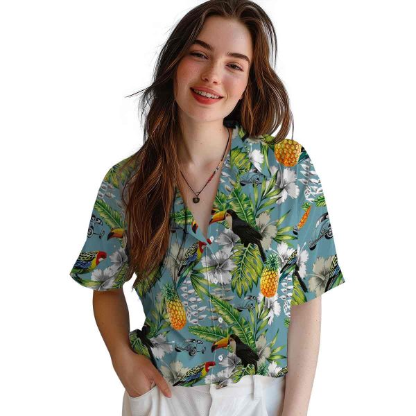 Car Tropical Toucan Hawaiian Shirt Trendy