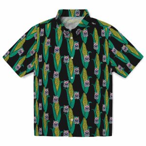 Cat Corn Motifs Hawaiian Shirt Best selling