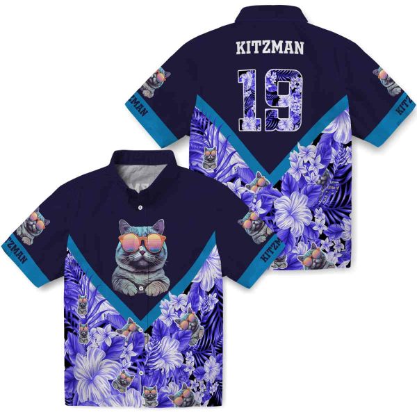 Cat Floral Chevron Hawaiian Shirt Latest Model