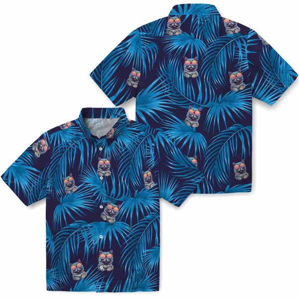 Cat Leafy Palms Hawaiian Shirt Latest Model