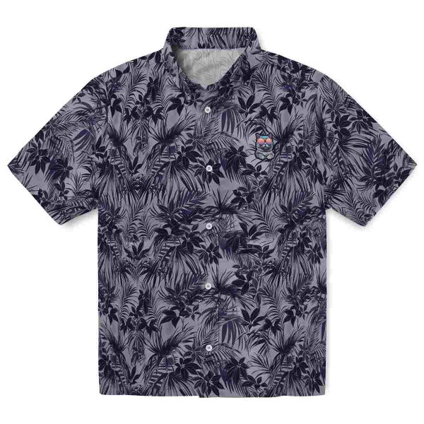 Cat Leafy Pattern Hawaiian Shirt Best selling