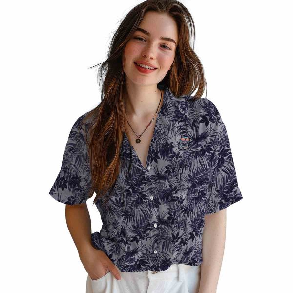 Cat Leafy Pattern Hawaiian Shirt Trendy