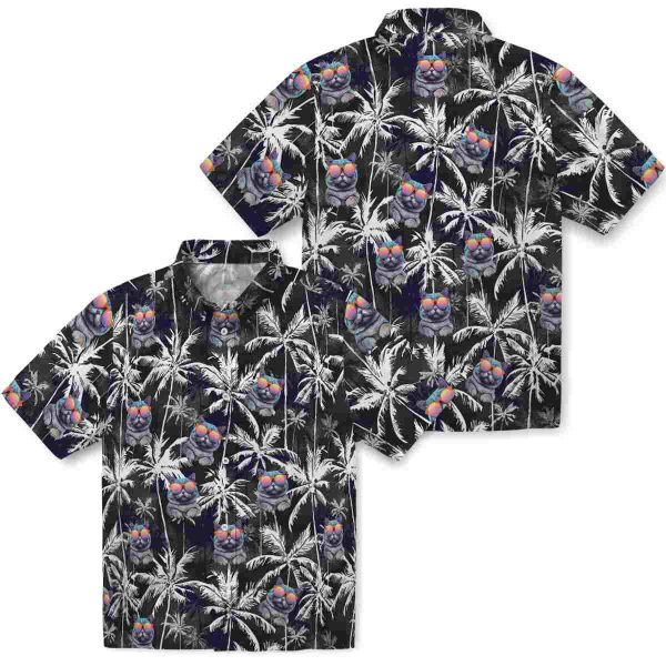 Cat Palm Pattern Hawaiian Shirt Latest Model