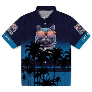 Cat Sunset Pattern Hawaiian Shirt Best selling