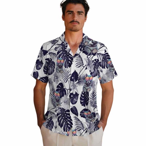 Cat Tropical Plants Hawaiian Shirt High quality