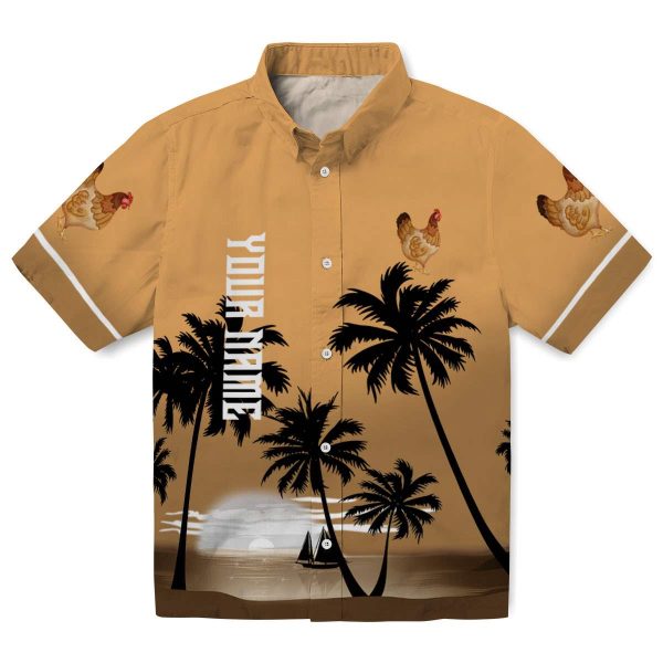 Chicken Beach Sunset Hawaiian Shirt Best selling