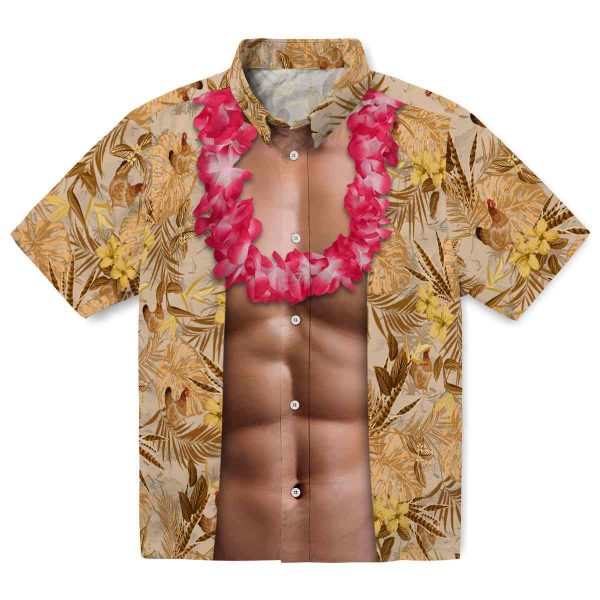 Chicken Chest Illusion Hawaiian Shirt Best selling