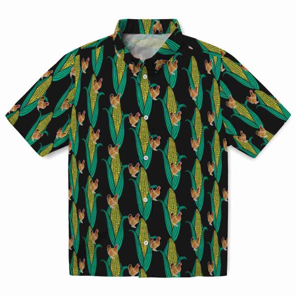 Chicken Corn Motifs Hawaiian Shirt Best selling