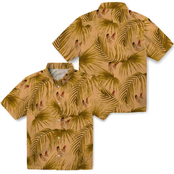 Chicken Leafy Palms Hawaiian Shirt Latest Model