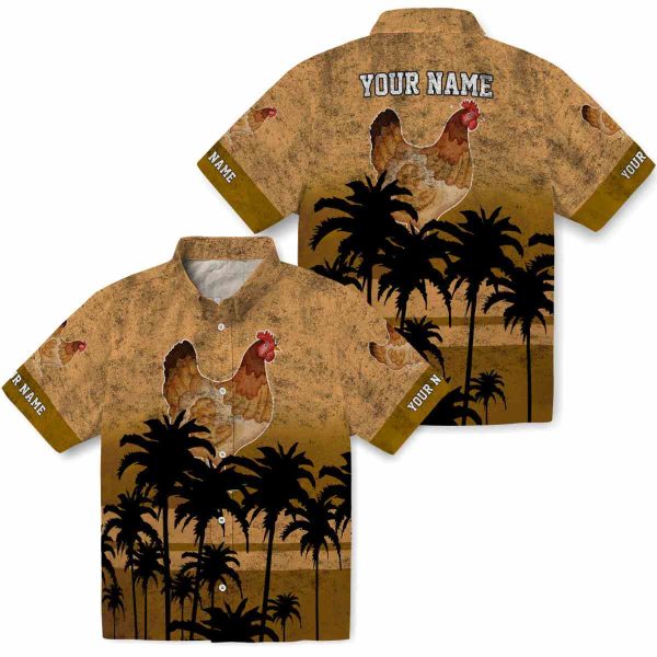 Chicken Sunset Pattern Hawaiian Shirt Latest Model