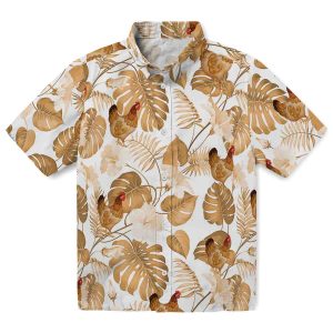 Chicken Tropical Plants Hawaiian Shirt Best selling