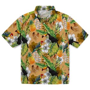 Chicken Tropical Toucan Hawaiian Shirt Best selling