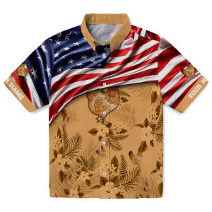 Chicken US Flag Hibiscus Hawaiian Shirt Best selling