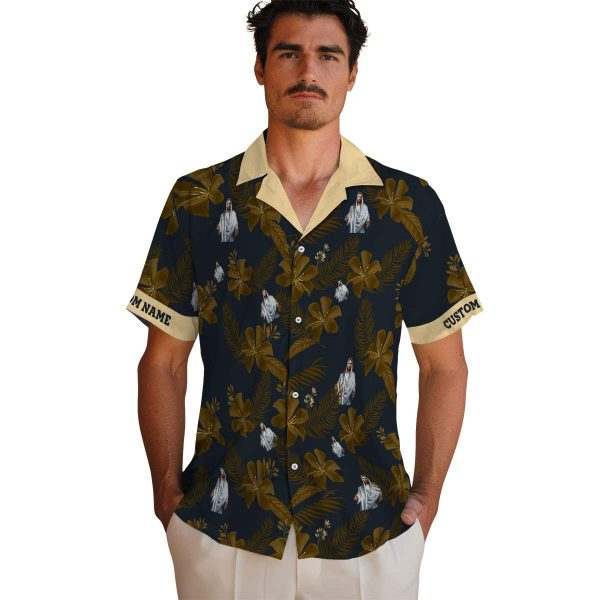 Christian Botanical Print Hawaiian Shirt High quality