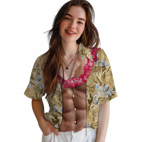 Christian Chest Illusion Hawaiian Shirt Trendy