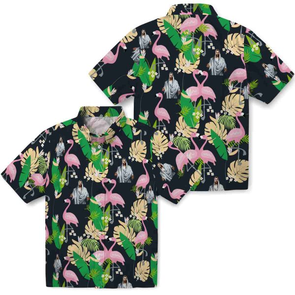 Christian Flamingo Foliage Hawaiian Shirt Latest Model