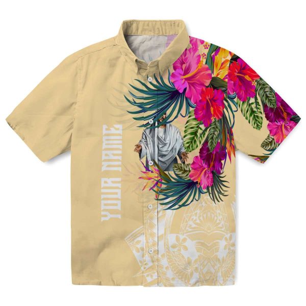 Christian Floral Polynesian Hawaiian Shirt Best selling