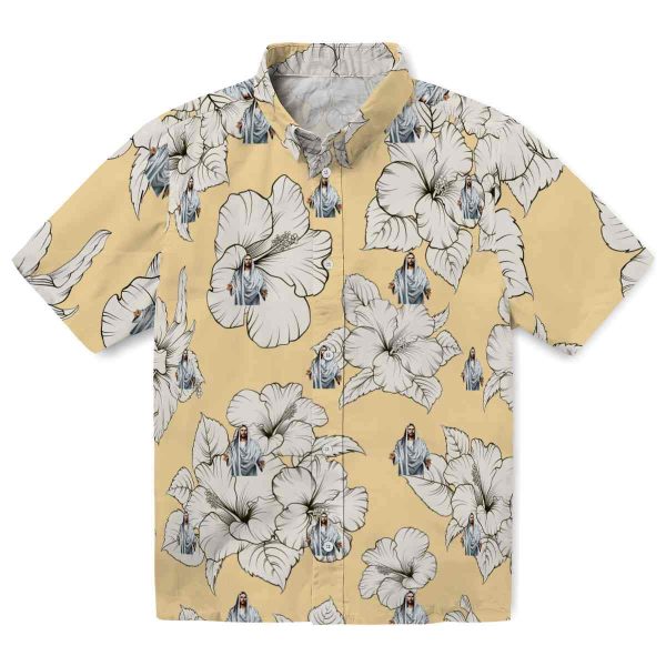 Christian Hibiscus Blooms Hawaiian Shirt Best selling