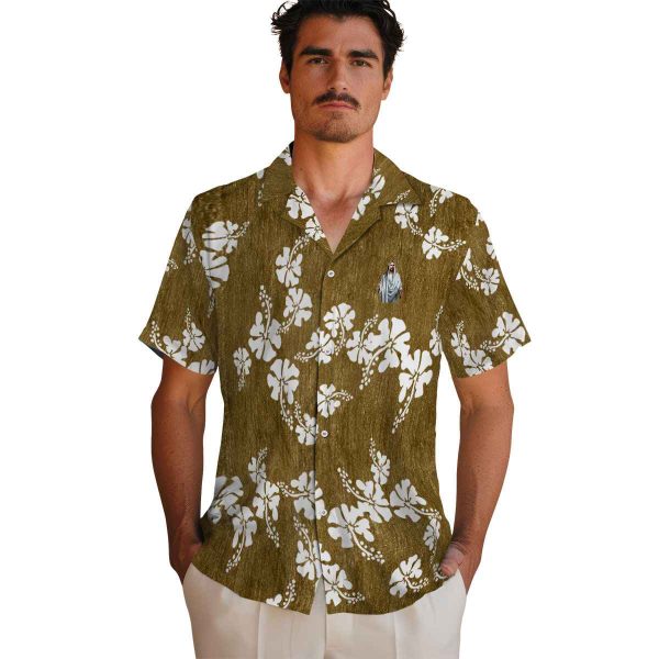 Christian Hibiscus Clusters Hawaiian Shirt High quality