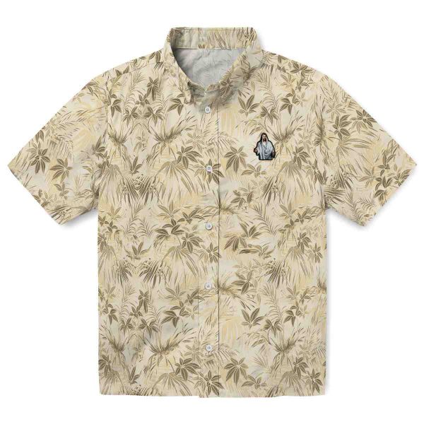 Christian Leafy Pattern Hawaiian Shirt Best selling