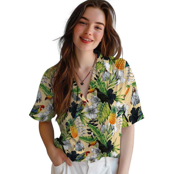 Christian Tropical Toucan Hawaiian Shirt Trendy