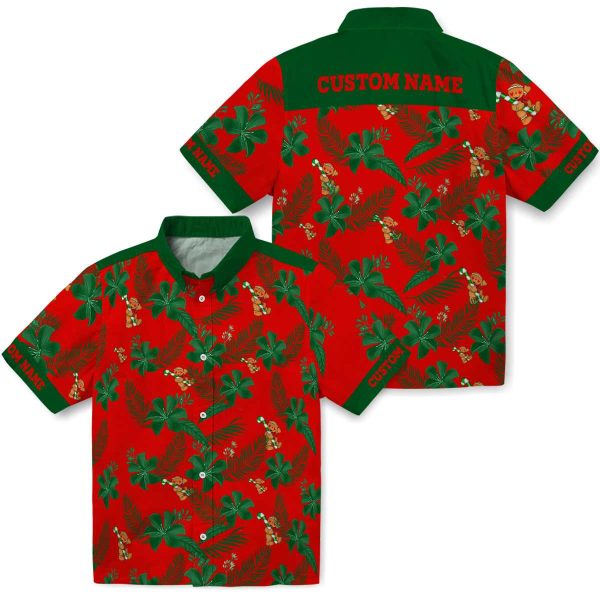 Christmas Botanical Print Hawaiian Shirt Latest Model