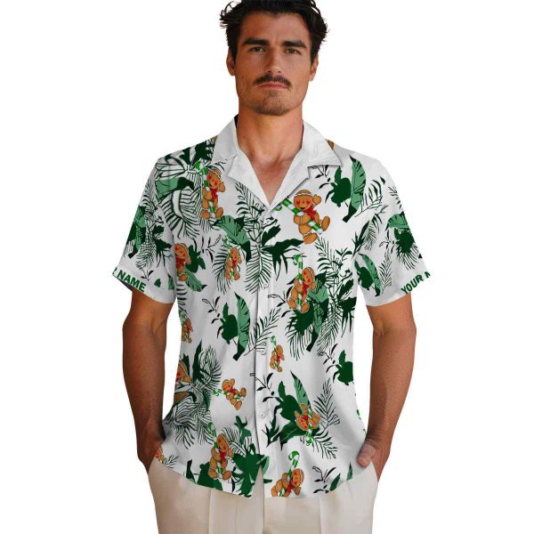 Christmas Botanical Theme Hawaiian Shirt High quality