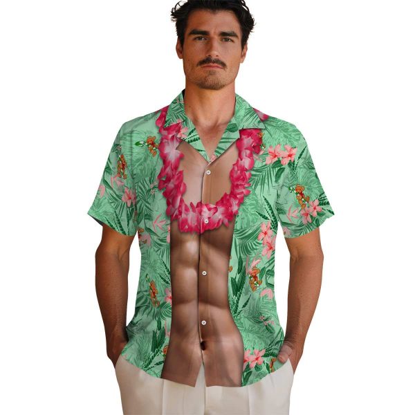 Christmas Chest Illusion Hawaiian Shirt High quality