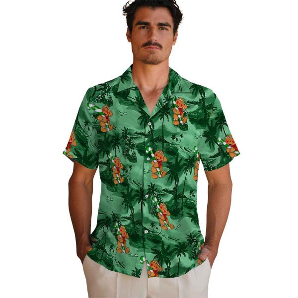 Christmas Coastal Palms Hawaiian Shirt High quality