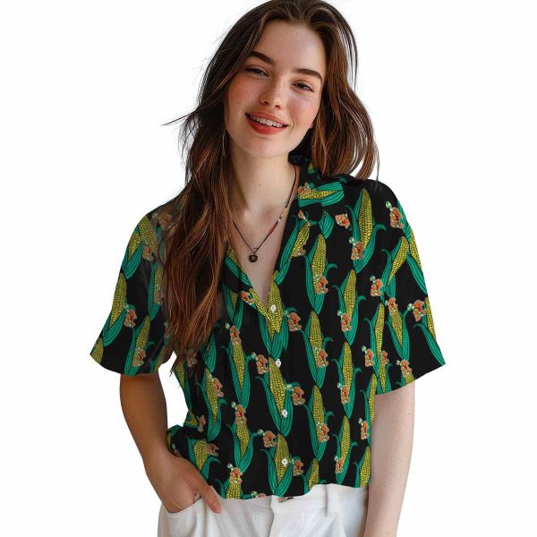 Christmas Corn Motifs Hawaiian Shirt Trendy