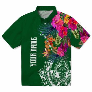 Christmas Floral Polynesian Hawaiian Shirt Best selling