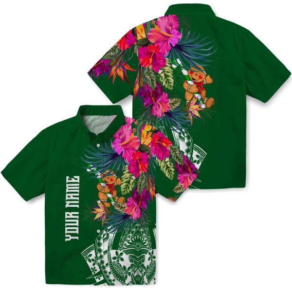 Christmas Floral Polynesian Hawaiian Shirt Latest Model