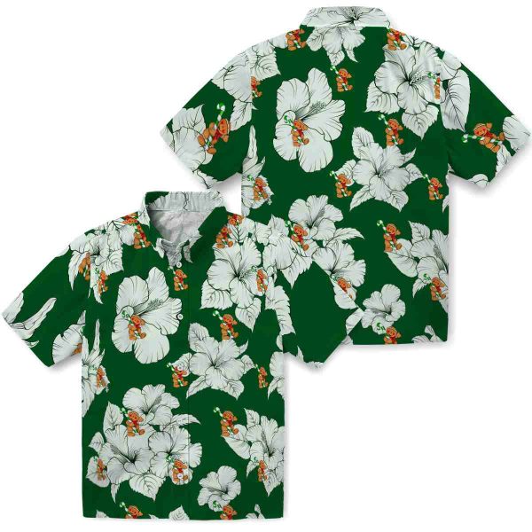 Christmas Hibiscus Blooms Hawaiian Shirt Latest Model