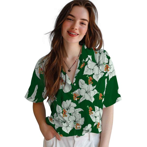 Christmas Hibiscus Blooms Hawaiian Shirt Trendy