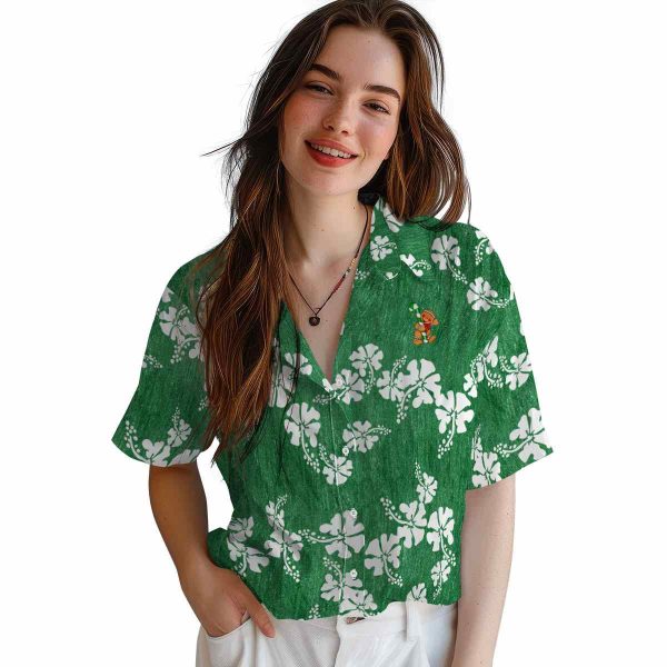 Christmas Hibiscus Clusters Hawaiian Shirt Trendy