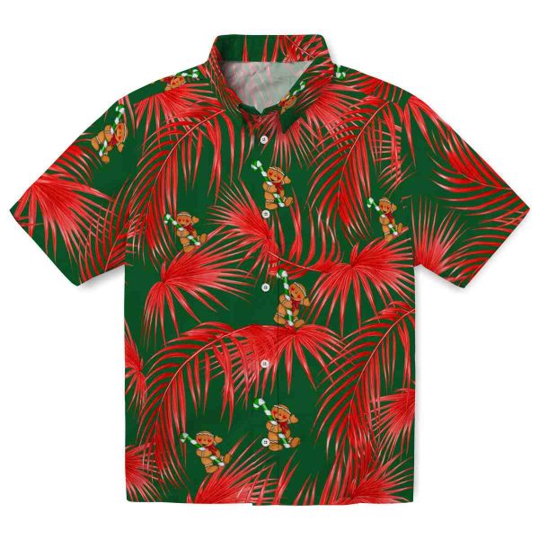 Christmas Leafy Palms Hawaiian Shirt Best selling