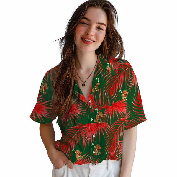 Christmas Leafy Palms Hawaiian Shirt Trendy