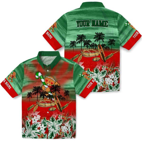 Christmas Tropical Canoe Hawaiian Shirt Latest Model