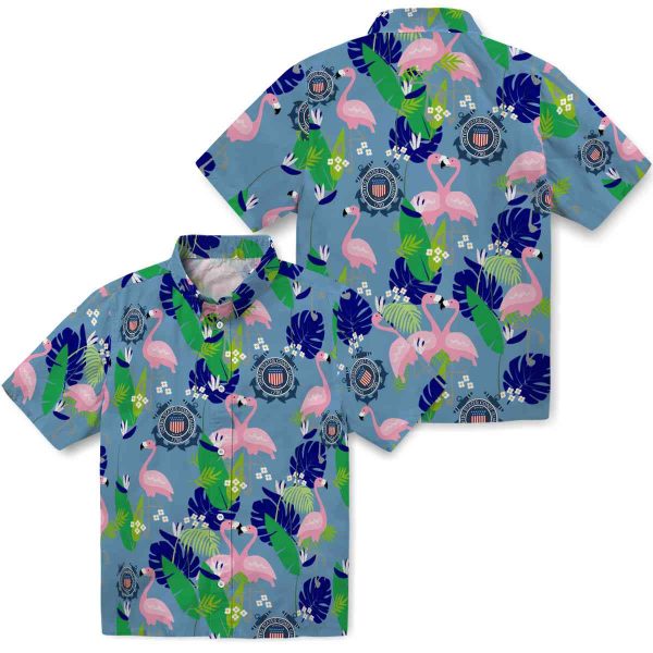 Coast Guard Flamingo Foliage Hawaiian Shirt Latest Model