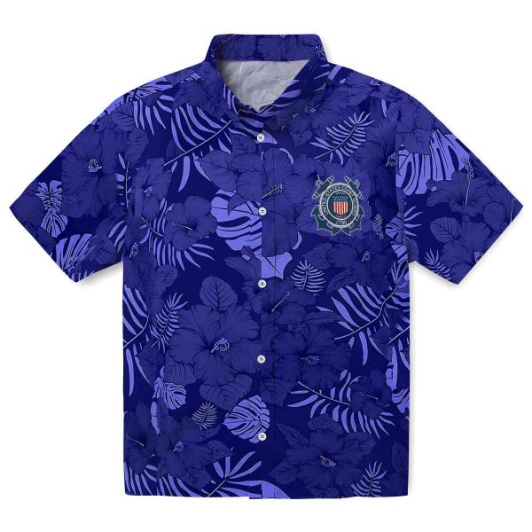 Coast Guard Jungle Vibes Hawaiian Shirt Best selling