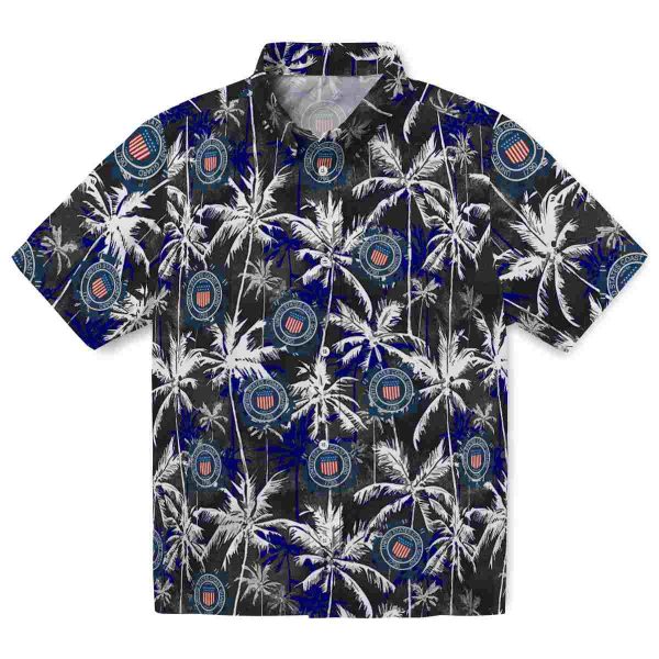 Coast Guard Palm Pattern Hawaiian Shirt Best selling