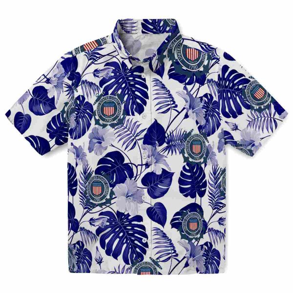 Coast Guard Tropical Plants Hawaiian Shirt Best selling