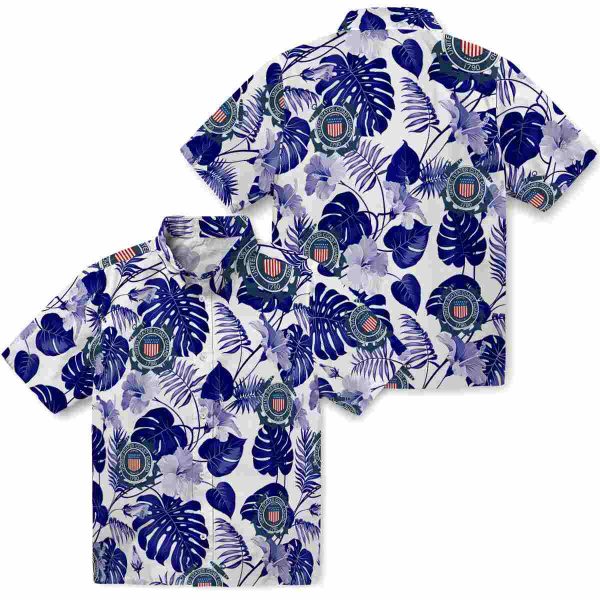 Coast Guard Tropical Plants Hawaiian Shirt Latest Model