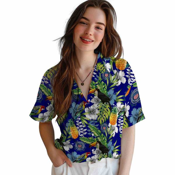 Coast Guard Tropical Toucan Hawaiian Shirt Trendy