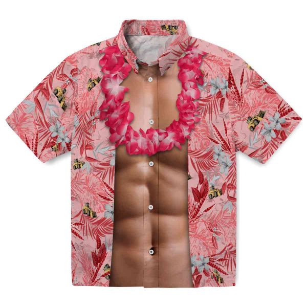 Construction Chest Illusion Hawaiian Shirt Best selling